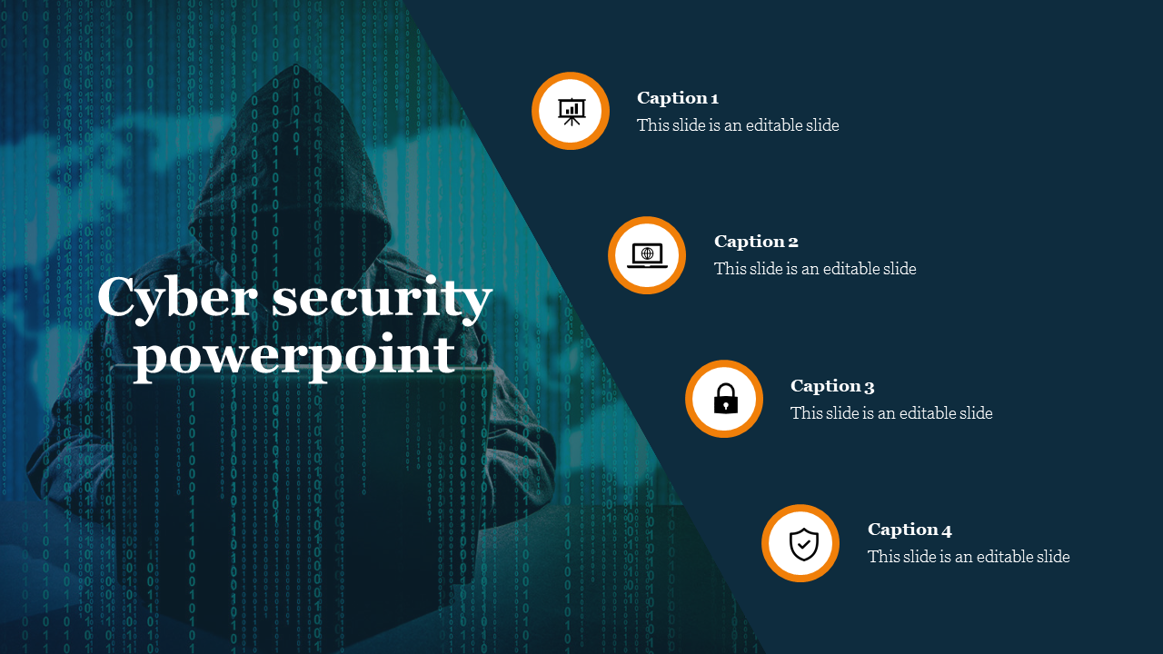 Best Cyber Security PowerPoint Slide Template Designs